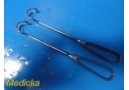 2X Sharp & Smith Thyroid Goiter Retractor, Goelet Green, 8.5" ~ 34925