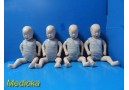 Laerdal Little Baby QCPR (Pack of 4) Light Skin Tone W/ Carrying Bag ~ 35474