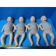 Laerdal Little Baby QCPR (Pack of 4) Light Skin Tone W/ Carrying Bag ~ 35474