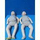 Laerdal Little Baby QCPR (Pack of 4) Light Skin Tone W/ Carrying Bag ~ 35474