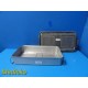 V. Mueller Baxter Genesis Sterilization Container W/ Retention Plates ~ 35225