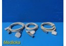 Lot of 03 Philips Masimo Ref 2831-14DBV M-LNC MP10 Patient Cables ~ 35201