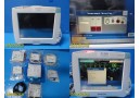 Philips Intellivue MP50 Patient Monitor W/ Leads & MMS/Press/Print Modules~35259