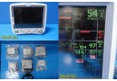 2011 GE Dash 5000 Monitor (CO2, NBP, IBP, ECG, SpO2, Temp) W/ NEW Leads ~ 35231