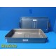 J & J Synthes DePuy 62.016.001 Sterilization Container W/ Retention Plates~35237