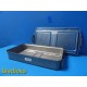 J & J Synthes DePuy 62.016.001 Sterilization Container W/ Retention Plates~35237