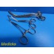 Codman 37-1072, 37-1322, 37-1115 & 37-1113 Peripheral Vascular Clamps ~ 35640