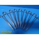 14X Codman Symmetry 30-4493 & 30-4492 Right Angle Forceps (5½" | 7¼") ~ 35702