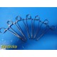 14X Codman Symmetry 30-4493 & 30-4492 Right Angle Forceps (5½" | 7¼") ~ 35702