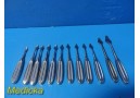 12X Symmetry Surgical Aesculap S&N Chandler Elevators (13, 19, 25 & 30mm) ~35472