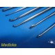 15X Codman Zimmer Orthopedic Assorted Bone Curette (Spinal Fusion/Bruns) ~35753