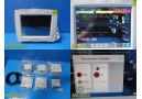 Philips Intellivue MP30 Monitor W/ M3001A, M3012A Modules & Patient Leads ~35959