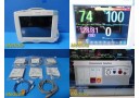 Philips Intellivue MP40 Neonatal Monitor W/ CO, IBP, MMS Modules & Leads ~ 35961