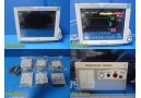 Philips MP70 (M8007A) Neonatal Monitor W/ MMS, PRINT Module & Leads ~ 35986