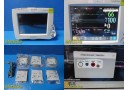 Philips Intellivue MP30 Patient Monitor W/ M3001A MMS Module & NEW Leads ~ 35990