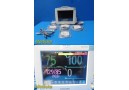Philips Intellivue MP40 Monitor W/ Leads & MMS Press and CO Modules ~ 35997