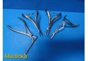 Lot of 4 Storz ENT Rhinology Instruments &ndash; Rongeurs & Septum Forceps ~ 37613