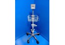 SPACELABS Ultraview SL 91370 Patient Monitor Mobile Stand W/ Basket ~12326