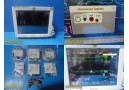 Philips Intellivue MP70 Critical Care Monitor W/ MMS Module & NEW Leads ~ 36844