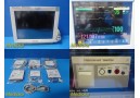 Philips MP70 (M8007A) Patient Monitor W/ MMS+Print Modules & NEW Leads ~ 36840