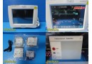 2009 Philips MP30 (M8002A) Anesthesia Monitor W/ MMS Module & NEW Leads ~ 36874