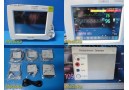 2009 Philips Intellivue MP30 (M8002A) Monitor W/ MMS Module & NEW Leads ~ 36869