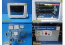 2008 Philips Intellivue MP30 Monitor W/ MMS Module & Patient Leads ~ 36875