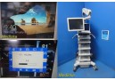 Conmed Linvatec VP8500 Video Cart W/ 6 Narow Shelves, Sec. Monitor & Boom~ 36410