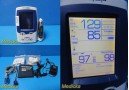 Welch Allyn 45NEO Spot Vital LXI Monitor W/ Braun Temp, SpO2 & NBP Leads ~ 37068