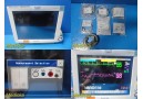 Philips MP70 (M8007A) Anesthesia Patient Monitor W/ MMS Module & Leads ~ 37230