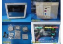 Philips MP70 (M8007A) Critical Care Monitor W/ MMS & Print Modules Leads ~ 37213