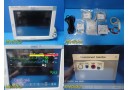Philips MP70 (M8007A) Critical Care Monitor W/ MMS Module & New Leads ~ 37209