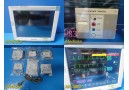 Philips MP70 (M8007A) Critical Care Monitor W/ MMS +Print Modules &Leads ~ 37198