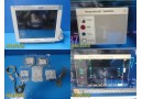 2011 Philips MP70 (M8007A) Patient Monitor W/ MMS Module & NEW Leads ~ 37186