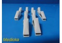 Lot of 10 ASTRO-TRACE ECG/EKG Alligator Clip Adapters White ~ 37473