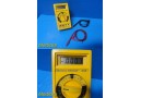 Beckman Industrial HD140 Digital Multimeter W Test Leads 9V Battery 37955