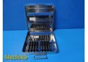 Symmetry Karlin XL Cervical Microdiscectomy Curette Set W/ 46-3145 Case ~ 37889