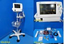 GE Datex-Ohmeda S/5 Monitor W/ Leads, GCX Stand, Power Adapter & Batteries~37891