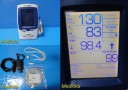 Welch Allyn 45NT0 Spot Vital Signs LXi Monitor W/ Battery & Leads ~ 38019