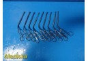 Lot of 9 Magill Adult Catheter Forceps &ndash; 9.5Stainless Steel 38057
