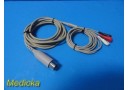 ZOLL Ref 8000-0025 3-Lead EKG Trunk Cable Snap Type TESTED 38074