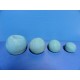 4 x Blue Weighted Physical Therapy Balls, 1.5 , 2.5, 4.1 & 8.9 Pounds ~14298