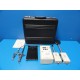 RADCAL 2025 Radiation Meter W/ Ion Chambers Stand Assembly Manual & Case ~13910