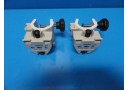 2 x B. Braun Vista Basic Infusion Pump Type 637-202 Pole Clamps ~13932