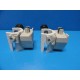 2 x B. Braun Vista Basic Infusion Pump Type 637-202 Pole Clamps ~13932