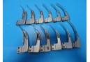 12 x Welch Allyn 69043 MAC 3 (11) & 69243 EMAC 3 (1) Laryngoscope Blades ~13955