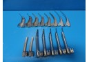 15 x Mercury Medical Assorted Laryngoscope Blades (MIL MAC WISCONSIN) ~13965