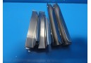 4 x eValueMed MIL 4 & MAC 4 Laryngoscope Blades, Stainless Steel ~13967