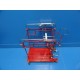 Red Medical Waste Hamper Stand / Cart 10.5 x 22 x 22 Inches ~15072