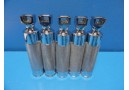 5 x Foregger Folding Scope Laryngoscope Handles, SS, Medium, Autoclave ~15042